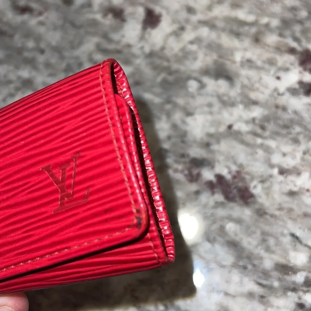 Louis Vuitton Epi leather wallet key holder